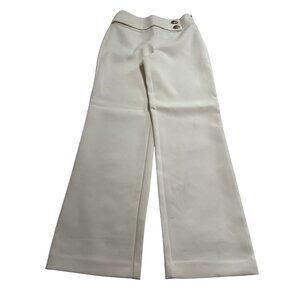Meshki Lindie Straight Leg Suiting Pants in Ivory